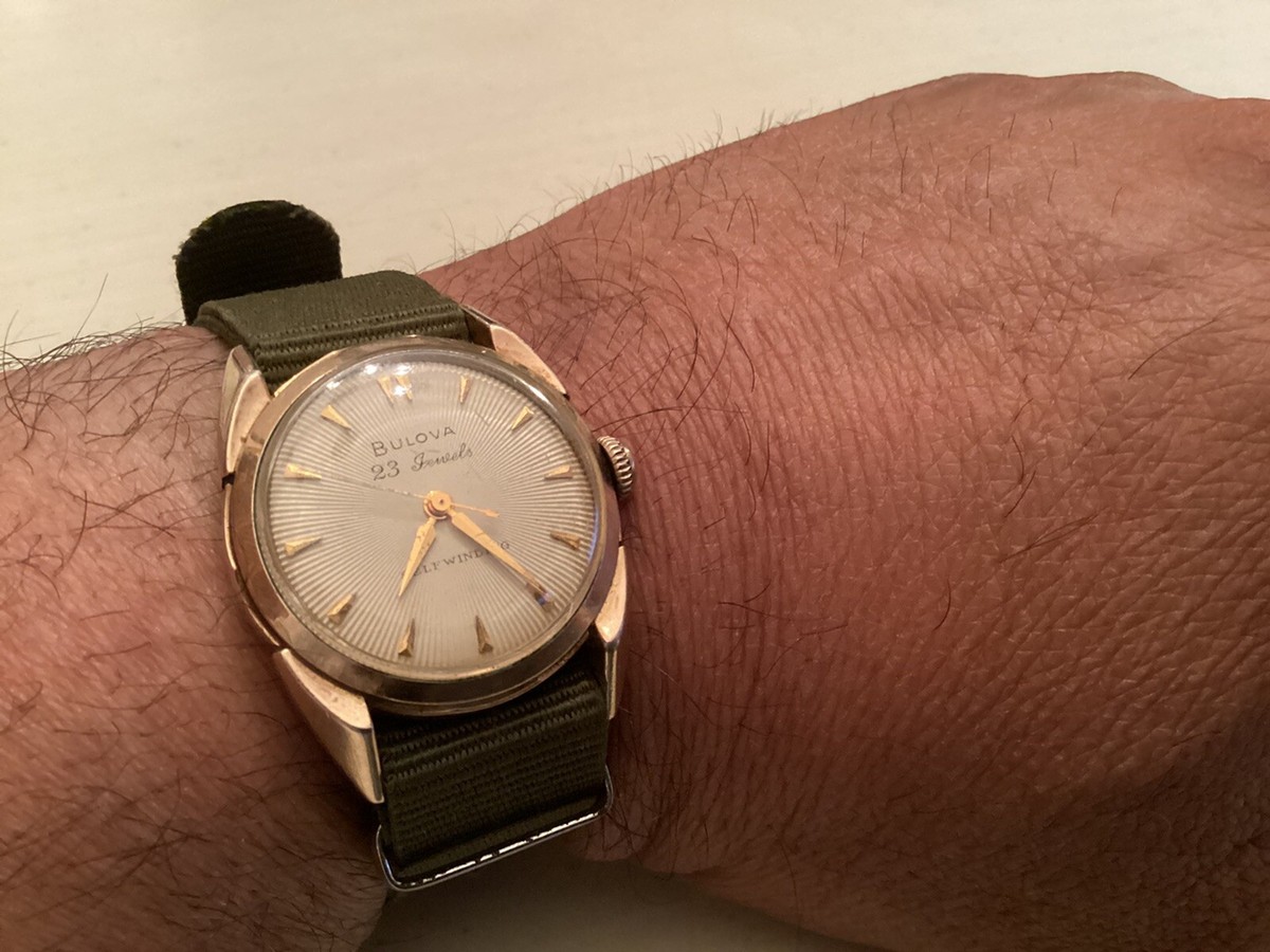 珍品 1950's BULOVA ブローバ 23石 SELF WIDING Vintage Bulova