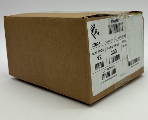 Zebra RFID Thermoetiketten (12 Rollen) 1,906 Zoll x 1,125 Zoll Original 300 10038975 - Bild 10 von 10
