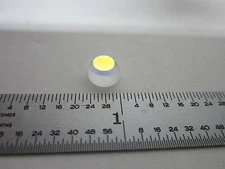 OPTICAL HeNe HELIUM NEON ANODE COATED LENS LASER OPTICS BIN#R3-72