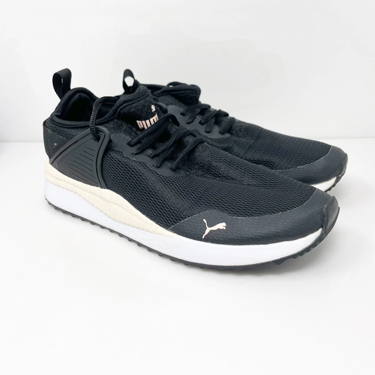 Puma Womens Pacer Next Cage 373983 04 Black Running Shoes Sneakers