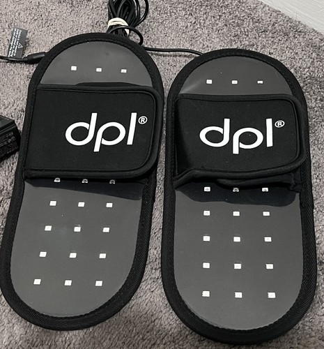 DPL LIGHT THERAPY SLIPPERS For Foot Arthritis Neuropathy Pain Circulation - Picture 2 of 4