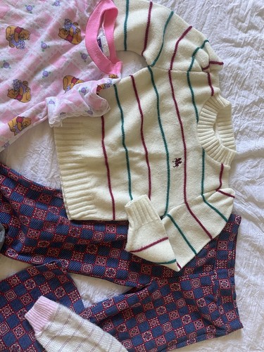 Vtg Lot Of 60s 70s Kid Girl Toddler Retro Clothing Bundle Size 2 3 Dress Pooh - Picture 5 of 15