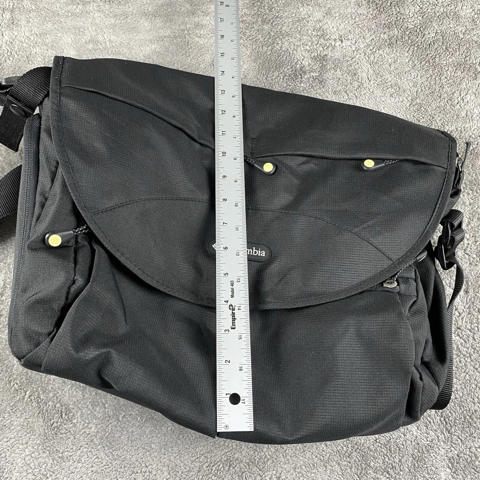 Bolso de pañales Columbia Messenger unisex bandolera negro Foto 3 de 4