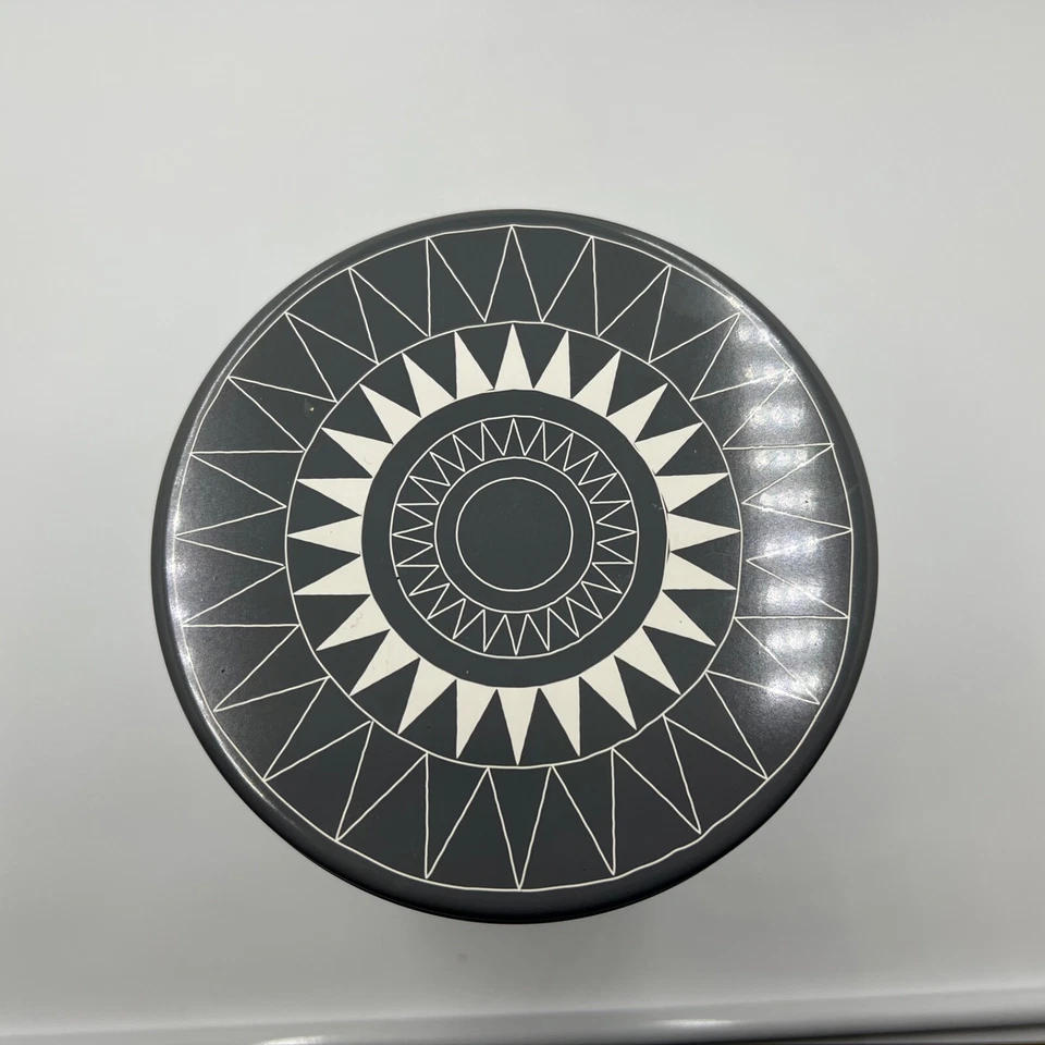 IKEA Vinter 2017 Juego de 3 latas de anidación gris con adornos blancos Foto 3 de 4