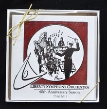 Carolyn Payne Creations Liberty Symphony Orchestra 40th Anniversary Tile