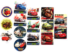 Disney CARS 2 World Grand Prix Take Flight 15 LARGE Stickers Lightning McQueen