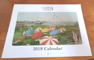 2018 CAPE COD Five 12 Month Wall Art Photo Calendar 8.5'' x 11'' Fast Free US Ship