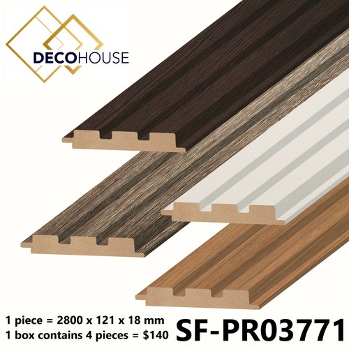 Interior Wall Cladding Design Timber Wood look Lining Paneling for Ceiling - Picture 6 of 12