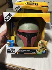 Star Wars Boba Fett Electronic Mask Hasbro Disney NEW Helmet Sound Effects