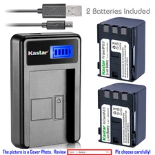 Kastar Battery LCD USB Charger for Canon NB-2L12 NB-2L & Canon MV930 MV940 MV950