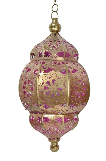Lámpara colgante de techo marroquí hecha a mano turca moderna de diseño vintage para decoración del hogar Foto 2 de 4
