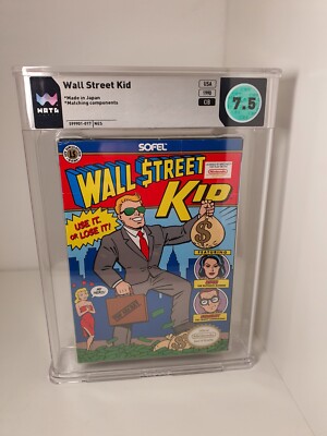 Wall Street Kid - Nintendo NES - CIB WATA graded (No VGA)