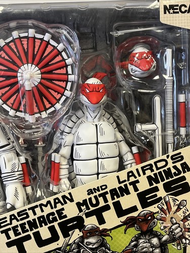 NECA Eastman & Laird’s TMNT First Turtles 2-Pack Black and White Variant Figures - Picture 3 of 6