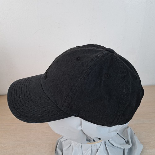 ADIDAS 3 STRIPE LOGO CLIMALITE YOUTH ADJUSTABLE STRAPBACK BASEBALL HAT/CAP BLACK - Picture 5 of 15
