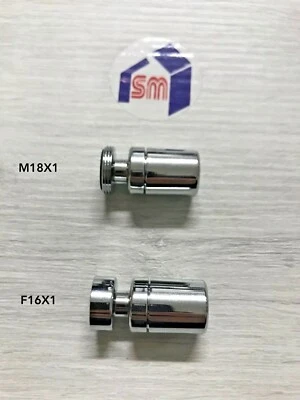 AERATORE MINIMAL ROMPIGETTO FILTRO X RUBINETTO CON SNODO M 18 X 1 e F 16 X 1