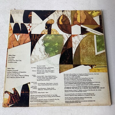 Stevie Wonder Innervisions Vinyl Lp Record | eBay