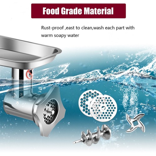 550LB/h Commercial Meat Grinder 1100W Electric Sausage Stuffer 193RPM Heavy Duty - Picture 13 of 20