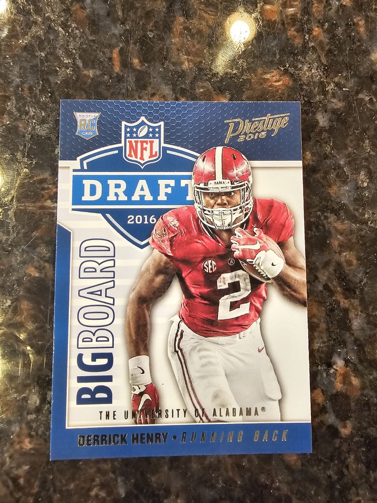 2016 Prestige Draft Big Board Insert #4 Derrick Henry Tennessee Titans