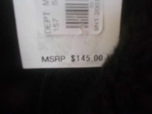 NWT $145.00 Lauren Ralph Lauren Women's Black Faux Suede Zip Front Vest Large - Picture 8 of 8