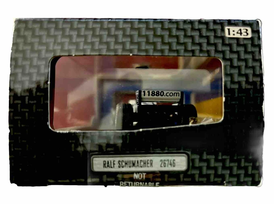 Hot Wheels Fórmula 1 Williams F1 Team Ralf Schumacher escala 1/43 diecast #26746 Foto 4 de 4