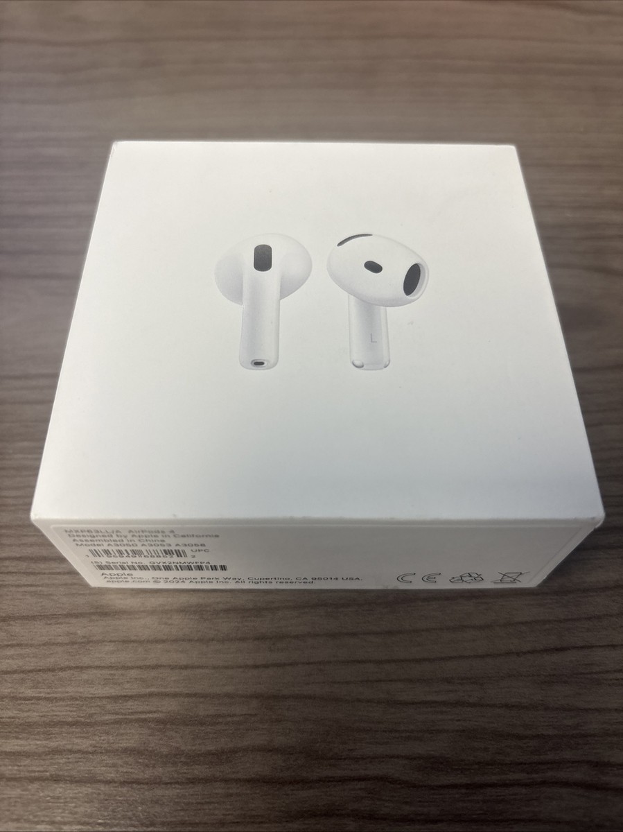 Authentic Apple AirPods 4 w/ Case Newest Model MXP63LL/A Headphones White | eBay Authentic Apple AirPods 4 w/ Case Newest Model MXP63LL/A Headphones White | eBay