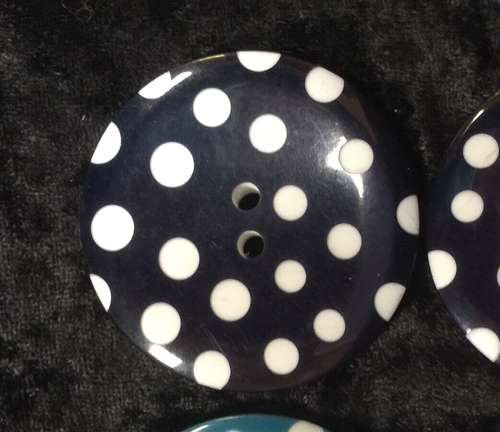 Extra Large Spotty Buttons 51mm 4 Colours Button Company - Picture 2 of 5