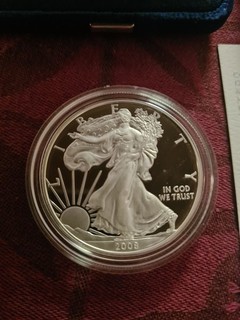 USA 1 Dollar 2008 American Silver Eagle 1 oz Silber PP/Proof