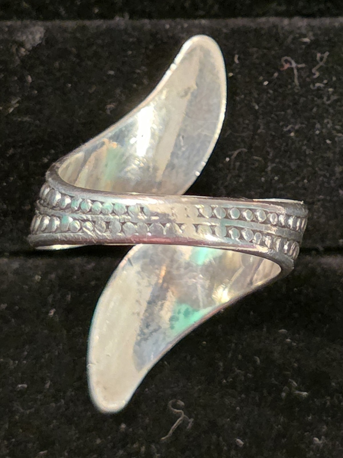 BEAU STERLING ADJUSTABLE WRAP RING - image 3