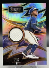 Jesus Made 2025 Select Sparks Silver Jersey Patch Relic #SP-JM Brewers
