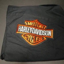 Harley-Davidson Red Kap Button Up Shirt 1x Short Sleeve Embroidered Logo