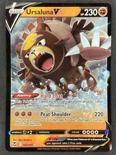 Pokémon Ursaluna V 102/195 SIT Silver Tempest NM