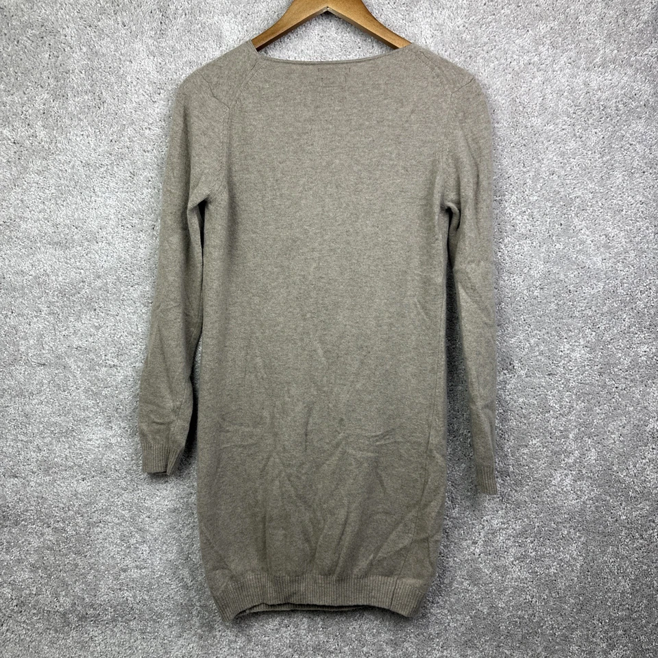 Massimo Dutti Women’s Wool Cashmere Dress Brown Size Medium - Image 4 of 4