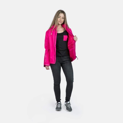 IZAS Giacca Invernale Donna Yangra con Cappuccio Giacca Outdoor, Fuxia, XL - Foto 4 di 4