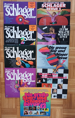 E 12'' 2LP Die grosse Star- und Schlager-Revue 1 2 3 4 5 6 Telefunken zur Auswahl