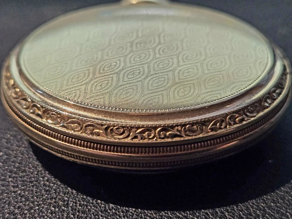 古董伊利诺伊怀表 10k 镀金 806 级铁路 16s 21j  — 第 3/4 张图片