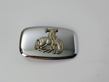 Rodeo Bronco Rider Silver Tone Belt Buckle Made in USA Cowboy