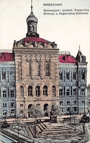 POLSKA Polen - WARSZAWA - Gimnazjum i. pomnik Kopernika - Bild 1 von 2