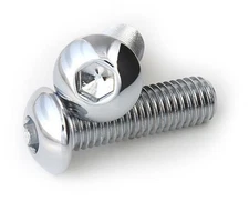 Drag Specialties DS-190835 Button-Head Bolts - 1/4in.-28 x 1in.