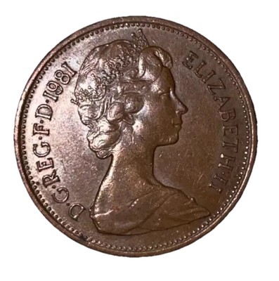 2 NEW PENCE British Elizabeth II Coin D.G.REG.F.D. | eBay