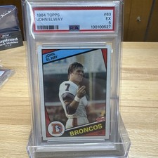 1984 Topps John Elway #63 PSA 5 