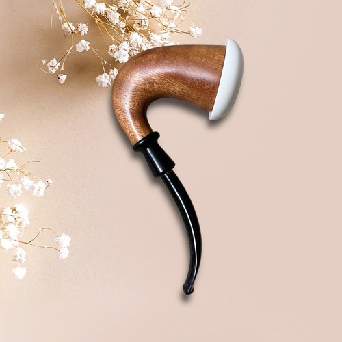Handgefertigte Meerschaum Calabash Pfeife (Sherlock Holmes Pfeife) - Bild 4 von 15