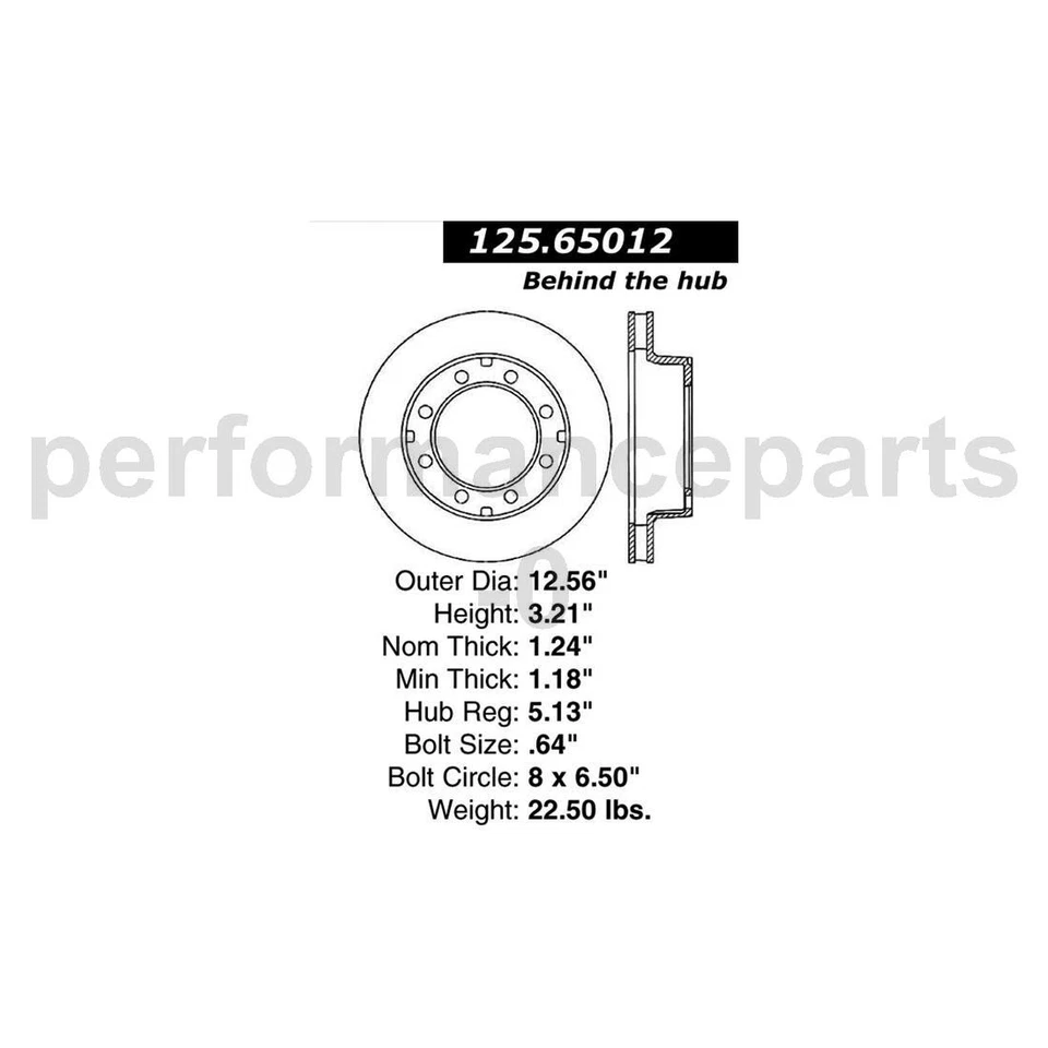 Juego de pastillas de freno de disco delanteras rotor de freno de disco para Ford F-250 1980-1985 Foto 4 de 4
