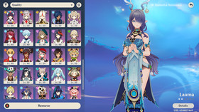 Genshin Impact AR 59 America - Raiden Shogun C3 - Kinich C2 - Nahida C1 - Lauma