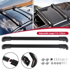 For Hyundai Tucson Suv Premium Roof Rack Bars Roof Rack Cross Bars Black+2x Keys