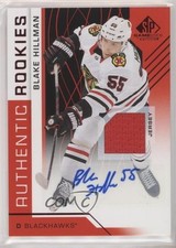 2018-19 SP Game Used Authentic Rookies Red Jersey Blake Hillman #146 Auto 0b2i