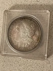 1884 O Morgan Silver Dollar w Toning AU?