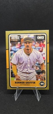 2025 Onyx Vintage Extended Konnor Griffin Gold 20/25 #OVKOGR Pirates RC