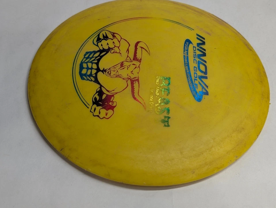 Innova DX Beast Disc Golf Distance Driver PFN 150g Yellow - Image 3 of 4