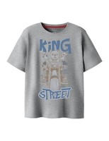 Name It Jungen T-Shirt Grau Melange GrößE