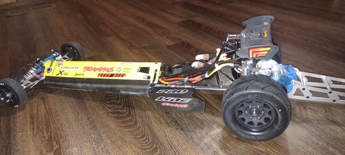 Traxxas RC Drag Car 40"Long 1/5 Scale Brushless Built 4's Run.FLM Transmission - Picture 2 of 17